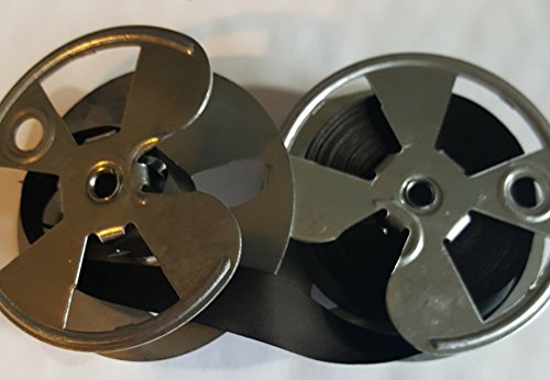Royal KMM Typewriter Ribbon, Black, Compatible, Twin Metal Spool