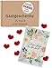 Produktbild von Rafenstein Fruchtgummiherzen 25 x 10g - Schön, dass du da bist - als Gastgeschenke Hochzeit und Vintage Hochzeitsdeko. Gummibärchen Hochzeit