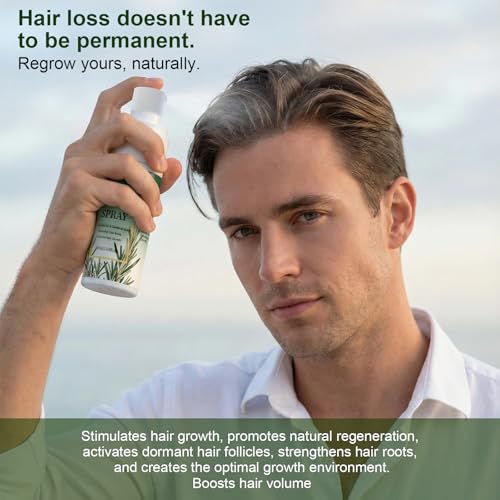 Haarwachstum Serum Beschleunigen, Hair Growth Serum Spray, Haarausfall Verhindern, MäNner / Frauen, mit RosmarinöL Batana öL FüR Haar, Vegane Haarprodukte, Alle Haartypen