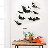 □ 3D-Lichteffekte □ Unsere Wandaufkleber können nicht nur falten DIY frei, sondern auch Ihre Fähigkeit fördern, zu handeln und Kreativität.Sie haben auch einen kühlen Glanz-Effekt, die einen 3D-Effekt für Ihre Halloween-Party schafft, die unheimlich Atmosphäre ist.