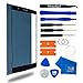 MMOBIEL Front Glass for LG G4 Series 5.5 Inch (Black) Display incl 12 pcs Tool Kit / Pre-cut Sticker / Tweezers/ Roll of Adhesive Tape / Suction Cup / Metal Wire / cleaning cloth
