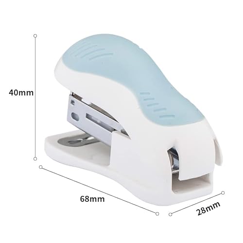 Mini Stapler With1000 Standard Staples And A Staple Remover ,Tiny Small Staplers For Desk,Gift For Student And Office Use (Sky Blue) #TOP2