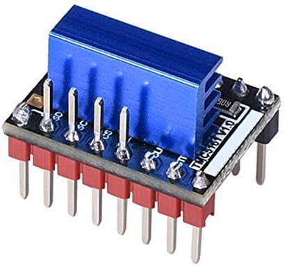 Step Motor Controller TMC5161 V1.0 Stepper Motor Step Stick Mute Silent Driver Support SPI with Heatsink for 3D Printer Control Board 3d Printer Parts and Accessories