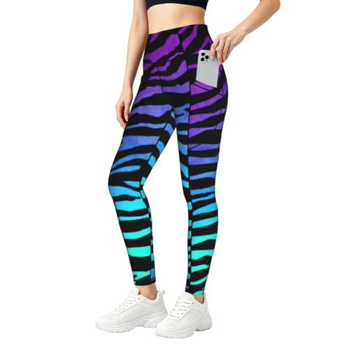 Leggings de moda con estampado cebra para entrenar o un look casual diario