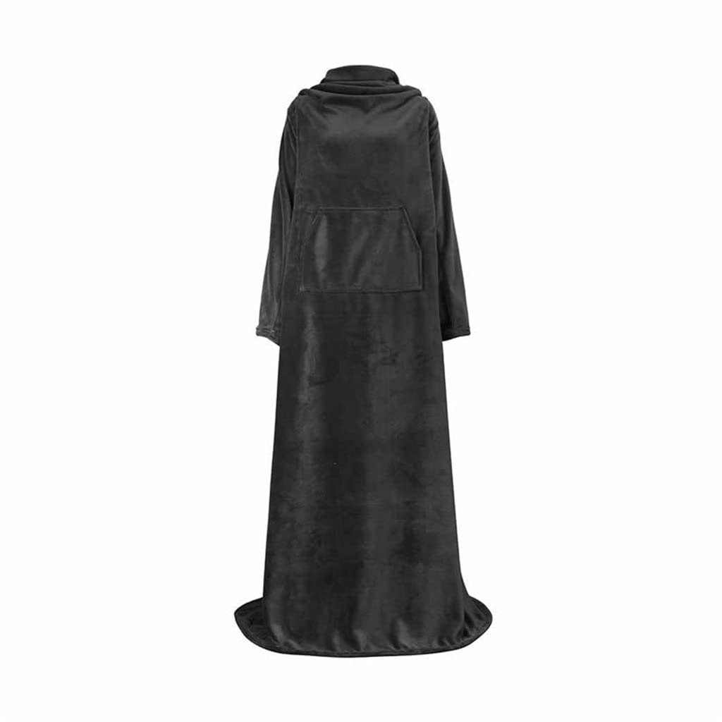 Couverture antistatique portable flanelle grand plaid paresseux pour l'hiver