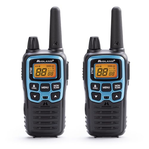 Midland XT60 Radio Dual Band, Blu Metallico