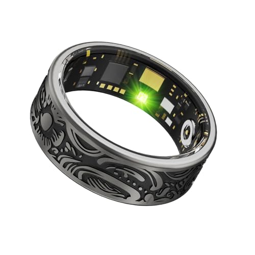 Anillo rastreador de actividad física for un estilo de vida activo: más de 15 modos deportivos, mapeo de rutas GPS, seguimiento de calorías quemadas, resistencia al agua IP68 for natación, compatible