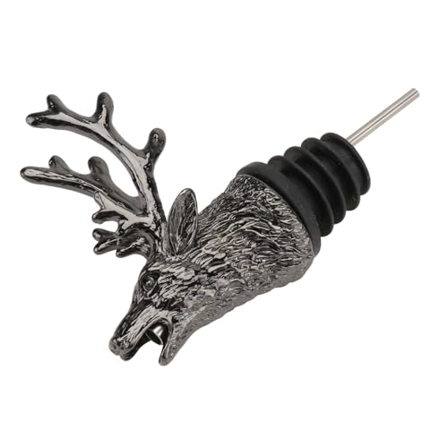 VALICLUD 1pc Creative Deer Head Wine Pourer Fun Aerator for Wine Bottles for Parties and Home Bars Safe Materials Leak Design Unique Animal Head Accessory