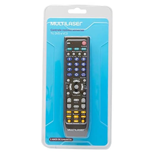 Controle Remoto Universal 3 Em 1 Preto - AC088
