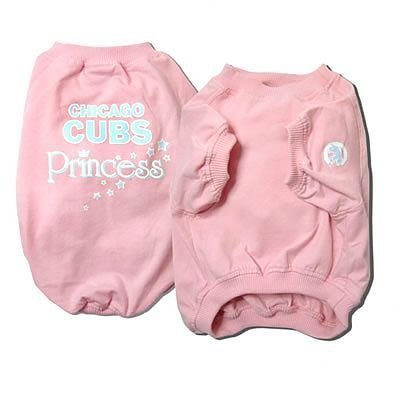 Sporty K9 Camiseta MLB Chicago Cubs Pink Pet GG