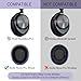 Ear Pads Replacement for SteelSeries Arctis Nova - Magic Mesh Fabric Earpads for Arctis Nova Pro Wired, Nova 1, 3, 4, 5, 7 Headphones - Made by GEVO Cushions with High-Density Foam - Purple