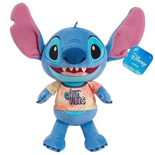 Disney Street Beach Small Plush Stitch, 9-Inch Stuffed Animal, Officially Licensed Kids Toys For Ages 2 Up, Basket Stuffers And Small Gifts, Amazon Exclusive #TOP2