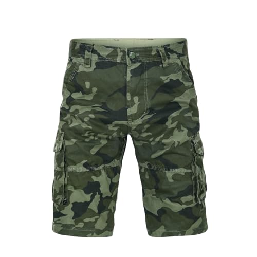 Short cargo homme camo ample et droit style militaire décontracté pour l'été