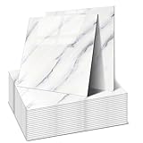 OJTOJT - Piastrelle autoadesive da parete, 22 pezzi, Peel and Stick Tiles 30 x 30 cm, impermeabile e antimacchia, tagliabili, 4 colori, per bagno, cucina, soggiorno (Nuvole Fluenti)