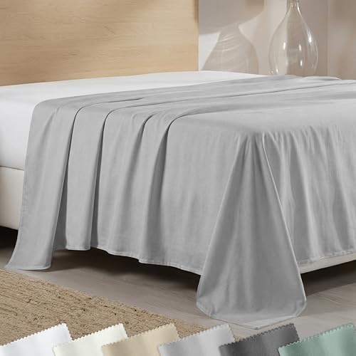 California Design Den Full Flat Sheet - 400TC 100% cotton
