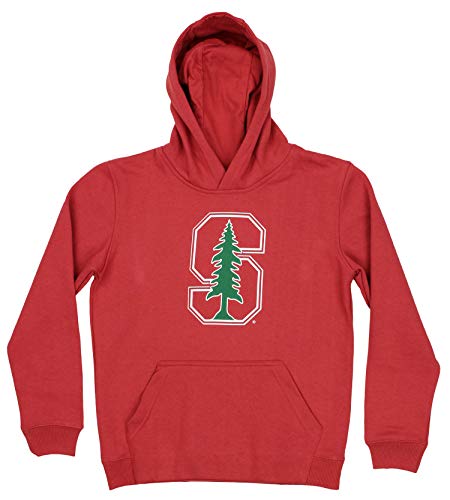 Outerstuff NCAA Little Boys 4-7 Stanford Cardinal Sueded Team Logo Hoodie, Medium (5-6)