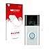 upscreen Screen Protector Film compatible with Ring Doorbell 2 (Lens) - 9H Glass Protection, Extreme Scratch Resistant