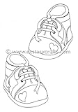 Clear stamps - Baby Schuhe