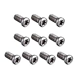 uxcell M4.5x11mm Torx Screws for Replaces Carbide Insert CNC Lathe Tool 12.9 Grade Alloy Steel 10pcs
