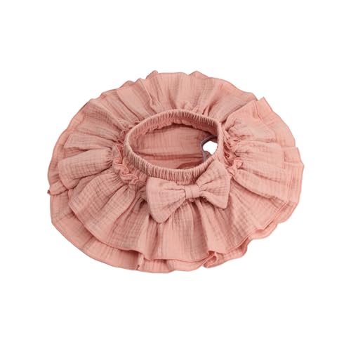 Image of HOOLCHEAN Baby Girls Soft Cotton Gauze Ruffle Mini Skirt with Shorts