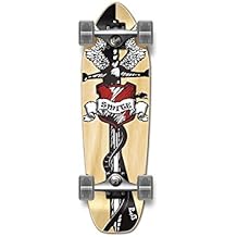 YOCAHER New Complete Longboard- Mini Cruiser- Banana Cruiser 27" X 8"