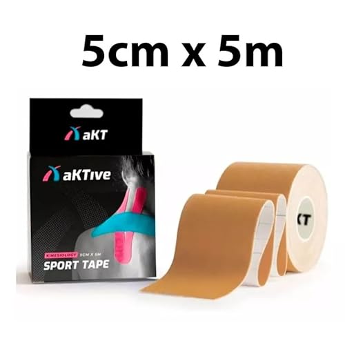 Tape Aktive Fita Kinesio Anti alergica Original | Fisioterapia & Esportes | Cor Bege