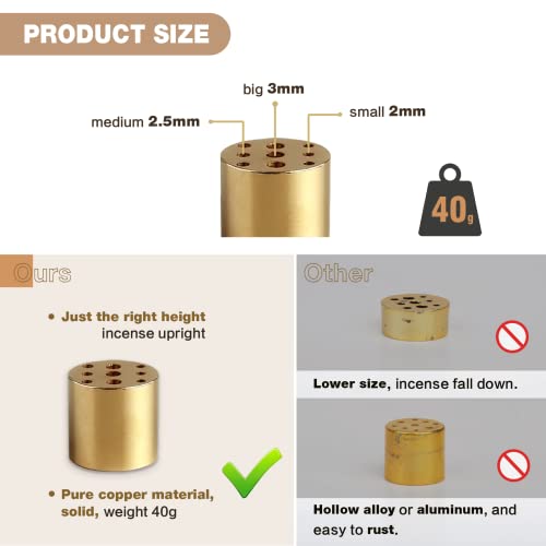 Aisiming Incense Holder,Natural Marble Incense Holder For Sticks,Handmade Incense Burner With 9 Incense Holes,Suitable For Meditation,Smudging,Incense Burning And Decoration(White) #TOP2