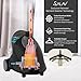 SALAV GS18-DJ Standing Garment Steamer with Roll Wheels for Easy Movement, 1.8L Water Tank for 1 Hour Continuous Steaming, Adjustable Pole for Storage, Includes Descaler Packet, 1500 watts