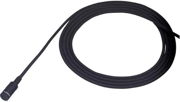 Sony ECM77BC/9X Electret Condenser Lavalier Microphone, Black