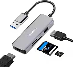 AROPANA USB 3.0 to HDMI Adapter for Windows Laptop Windows 11/10/8.1/8/7 with SD/TF Card Reader Slot Converter