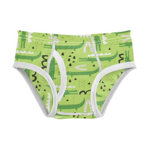 Boys' Exclusive Briefs Toddler Underwear 95% Combed Cotton Boxerbriefs 2T Crocodile Pattern 74