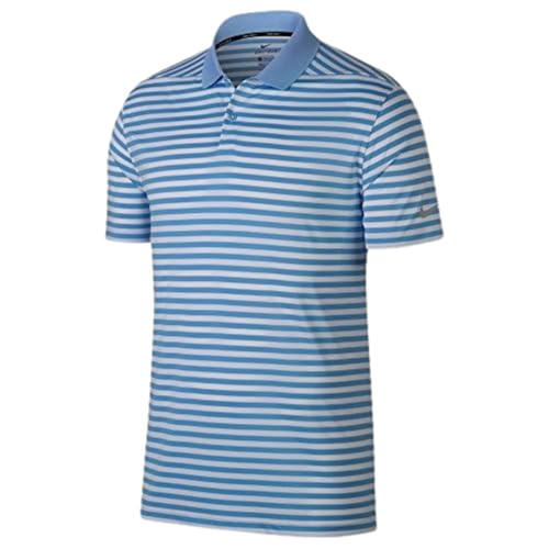 Nike Dri-FIT Victory Stripe Polo, University Blue/White, XX