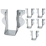 LukLoy 2x4 Joist Hanger 20 Gauge Galvanizing Face Mount Joist Hangers for Wood, 5 Pack