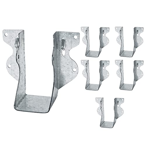 LukLoy 2x4 Joist Hanger 20 Gauge Galvanizing Face Mount Joist Hangers for Wood, 5 Pack