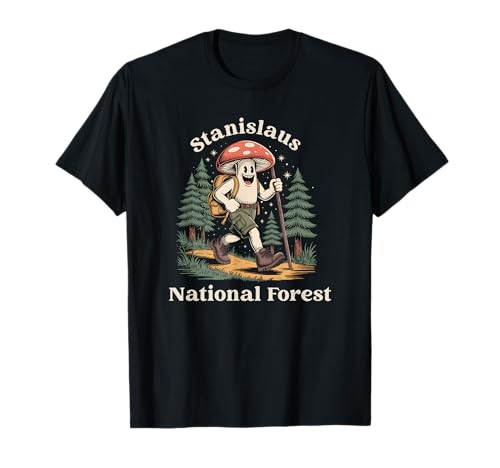 Stanislaus National Forest California Mushroom T-Shirt