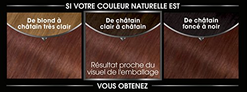 Coloration Permanente 5.5 Châtain Acajou Sans Ammoniaque Activée Par 'huile Olia Garnier La Boîte De Coloration - vue 5