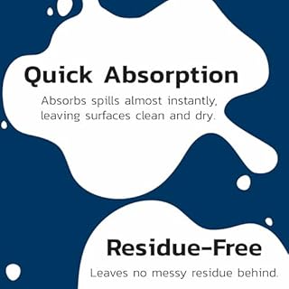 Spill Doctor Absorbent Powder for Liquid Spills, Pet Accidents, Grease, Oil and Biohazards - A Quick Cleaning Solution for Home, Industrial, and Commercial Use