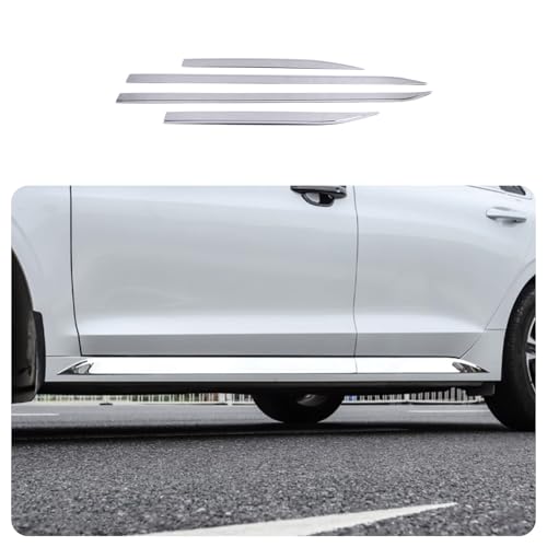 KELEIMAI Car Accessories Fit for Kia K5 2021 2022 2023 2024 2025 Body Side Door Molding Cover Trim (Chrome) 4PCS Stainless Steel