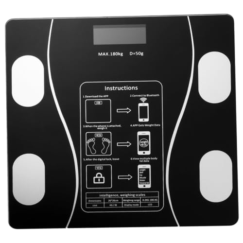 Pèse-personne compact avec balance électronique rechargeable USB et LED