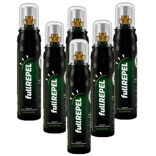 6x Repelente FullRepel Adulto- 100ml C/Icaridina- 10 Horas