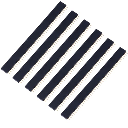Image of 30 Pcs Female Header Pins 2.54 mm Pin Headers Connector for PCB Breadboard