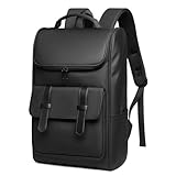 GYakeog Sac a Dos Homme d'Affaire Ordinateur 15.6 Pouces Sac a Dos Femme Elegant Imperméable pour Collège Travail Voyage-Noir