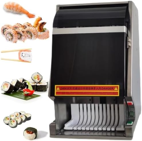 Automatic Sushi Roll Cutter Machine - Effortless Sushi Slicing with Removable Stainless Steel Blade - Ideal for Home Chefs, Restaurants & Sushi Lovers - Quick & Convenient Kitchen Tool