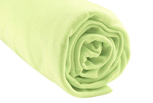 Drap Housse 160x200 cm Lit Deux Places King Size 160 x 200 | Bambou Hypoallergique | Anis Vert | Extensible| Sommeil sain | Marque Easy Dort | Oeko-Tex |...