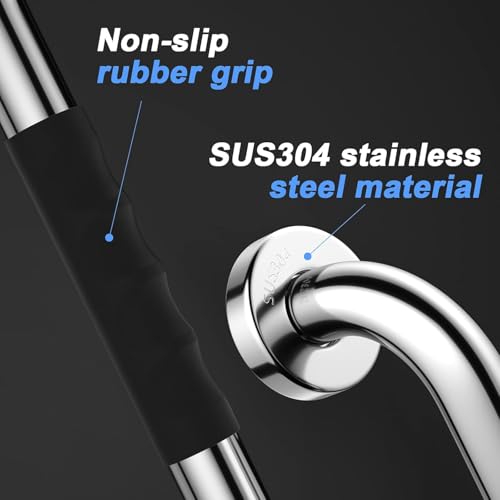 Image of iSTAR Paper Towel Holder - 15 Inch Self-Adhesive or Drilling Wall Mounted Kitchen Roll Holder, Under Cabinet Tissue Holder, Rustproof Space Saving Organizer for Kitchen & Bathroom, Pack of 1, Black
