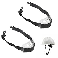 CHENNAN 2 Stück Universeller Schutzhelm Kinnriemen, Helm Kinnriemen Schutzhelm Kinngurt, Hockey-Helm-Kinnriemen, Schutzhelm-Kinnriemen Mit Schwarzem, Zubehör für Unteren Kiefer Helms (Schwarz)