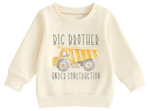 Big Brother Little Brother Matching Outfits Toddler Baby Boy Crewneck Sweatshirt