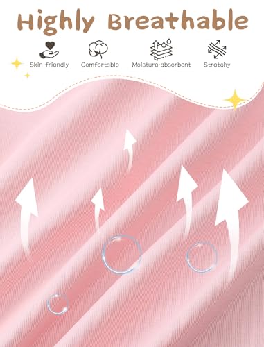 Mikrdoo Girls Pajamas Kids Soft Cute Cotton Long Sleeve 2 Piece Stretchy Snug-Fit Pjs Set for Girls Size 4-144