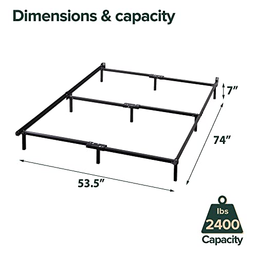 Sleep Revolution Compack Bed Frame with 9-Leg Support System, Full by Zinus - Image 5