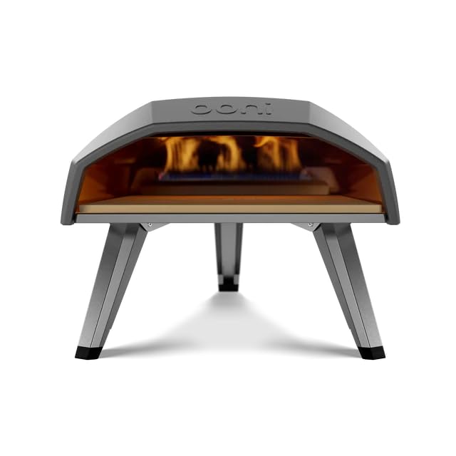 Ooni - Koda 12 forno a gas per pizza da esterno – Forno per pizza portatile da 30 mBar – Pizza alla napoletana in soli 60 secondi - 62 x 39 x 29 cm - 9,2 kg